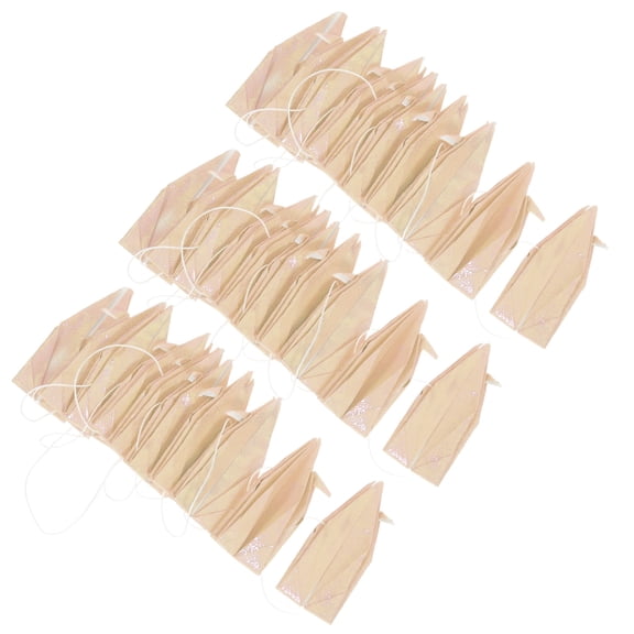 OFFIGAM 3-Pack Origami Crane Paper Decorations for Wedding Party Events, Multi-Color Hanging Props