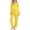 Yellow, variant on Womens Silk Pajamas 2 Piece Button Down Long Sleeve Shirts and Pajama Pants Loungewear Sets Woman Womens Matching Sets