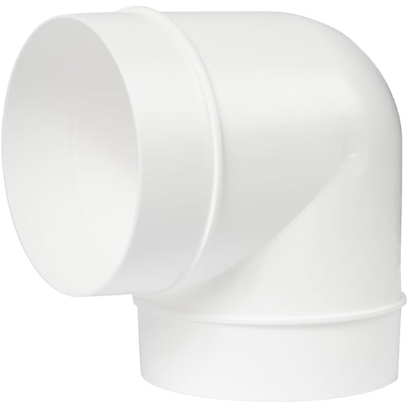 4 Inch Ducting Pipe 90 Degree Elbow Hose Ventilation Round Tube Bend Connector 4"