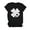 Black, variant on Women Short Sleeve Saint Patricks Day T-Shirt Shamrock Heart Graphics Tees Top