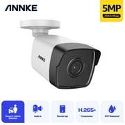 ANNKE 1PC Ultra FHD 5MP Poe IP Camera,Outdoor Indoor Waterproof ,Security Network ,Bullet ,Night Vision, Email Alert Camera