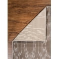 thumbnail image 3 of Prisma Electric Brown Area Rug 8x10 with Faux Silk Design Modern Solid Color, 3 of 4
