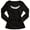 G564 Black, variant on Likimi T Shirts For Women With Lace Crew Neck Long Sleeve Solid Color Slim Fit Comfortnable Tops Black Size L