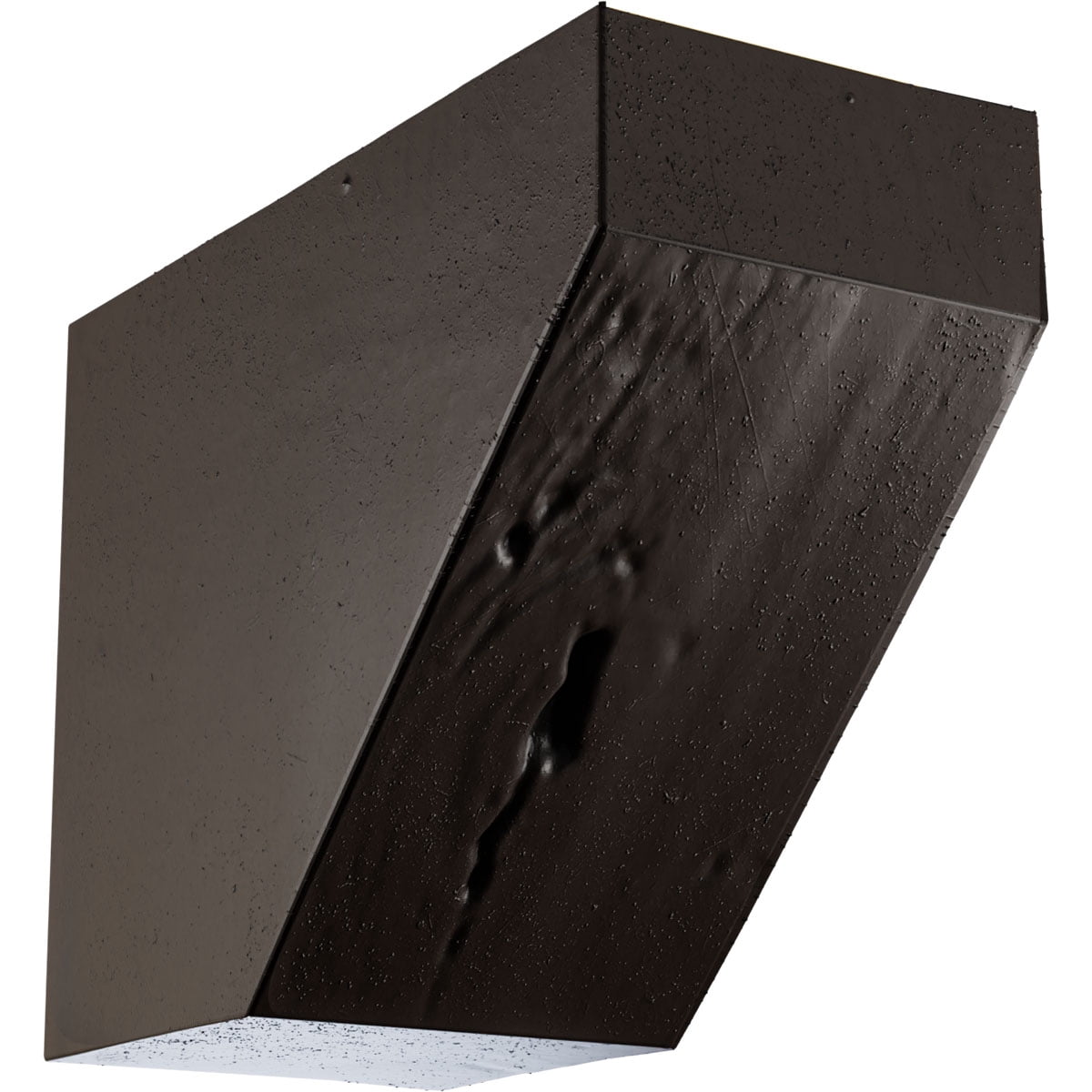 Ekena Millwork 4"H x 8"D x 60"W Knotty Pine Faux Wood Fireplace Mantel Kit with Ashford Corbels, Natural Mahogany