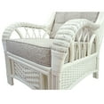 thumbnail image 6 of SK New Interiors Set of 2 Alexa Living Armchairs White Color and Square Coffee Table Natural Rattan Wicker Handmade Design With Cushion, 6 of 9