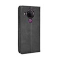 thumbnail image 3 of (Black)For Nokia 5.4 Magnetic Buckle Retro Crazy Horse Texture Horizontal Flip Leather Case, 3 of 5