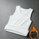 thumbnail image 1 of Ropa interior térmica para hombre, camisetas de invierno de color liso con cuello redondo, ropa interior cálida y gruesa de terciopelo, camiseta deportiva sin mangas con hombros descubiertos, camiseta, 1 of 6