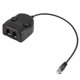 thumbnail image 1 of Sailing Auriculares de cristal con sonido inteligente con control de volumen Adaptador divisor para entrenamiento telefónico, 1 of 10