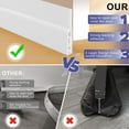 thumbnail image 5 of chalian Door Draft Stopper,Adjustable Door Sweep for Bottom of Door,Silicone Weather Stripping Door Bottom Seal Blocker Air Noise,Under Door Gap Filler for Interior/Exterior Doors(White, 39inch), 5 of 18