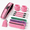 Pink, variant on Purple 3-in-1 Glute Workout Set with Thrust Belt, Fabric Booty Bands and Ankle Resistance Cuffs