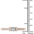 thumbnail image 4 of 1/4 Carat T.W. Diamond Classic 10kt Rose Gold Engagement Ring, 4 of 5
