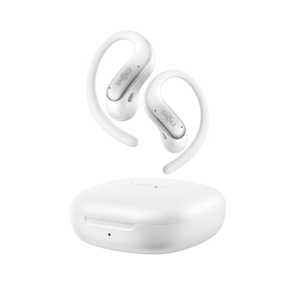 SHOKZ OpenFit Air 2 - Open-Ear Headphones, True Wireless Earbuds, Water Resistant,White