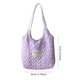 thumbnail image 3 of Bolso de hombro informal para mujer, Bolso de comestibles de gran capacidad, Color caramelo, Bolso diario para niñas, 3 of 7