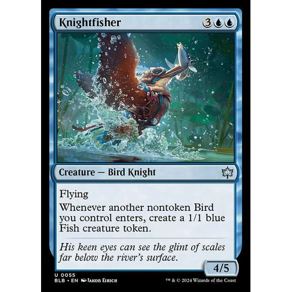 MtG Bloomburrow Uncommon Knightfisher #55
