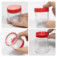 thumbnail image 3 of Beauticom 3 Pieces 30G/30ML(1 Oz) Round Clear Plastic Container Jars with Flat Top Lid - 3 Jars, 3 of 7