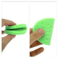 thumbnail image 4 of Unique Bargains 1 Pc Reusable Facial Sponges Oval for Removing Dirt 4.33"x3.15"x0.31" Green, 4 of 6