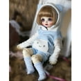 thumbnail image 2 of Hoody Socks for 6 Dress Up ACCS Blue, 2 of 7