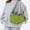 Green GN, variant on Giunmcul 50% Off Clear Simply Constructed and Versatile Lightweight Multi Layer Bag Nylon Cloth Shoulder Crossbody Bag
