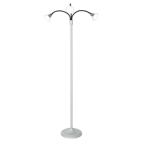 - 3 Head Floor Lamp, LED Light with Adjustable Arms, Touch Switch and Dimmer (Multiple Colors) by Lavish Home