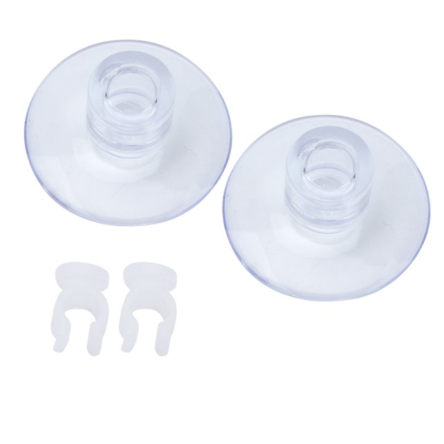 Ventouse pour Réservoir de Poissons, Ventouse Puissante pour Aquarium avec Clips 6-8mm