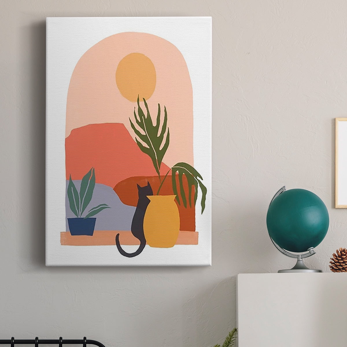 Paper Scene I Premium Gallery Wrapped Canvas - Ready to Hang
