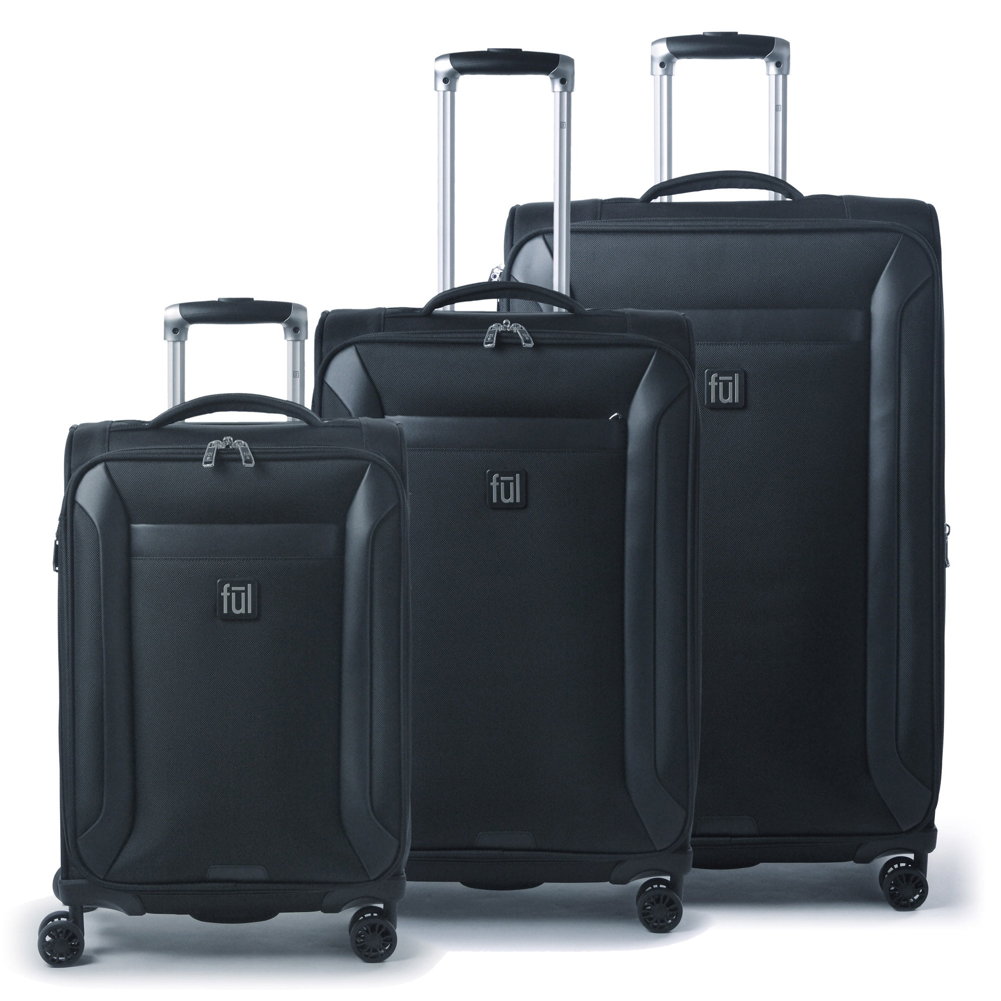 FUL Heritage Classic SoftSided 3 Piece Soft sided Luggage Set
