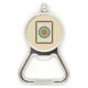 thumbnail image 1 of Mahjong Circle puntos 1 Tile pattern Acero inoxidable Metal cerveza tapa sacacorchos, 1 of 3