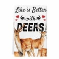 thumbnail image 2 of Deer Kitchen Towels Set of 1, Wildlife Animals Farmhouse Country Elk Absorbent Dish Towels for Kitchen, Microfiber Hand Towel, Quick Drying Tea Towel for Cleaning Decorative Dishcloths, 2 of 7