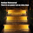 thumbnail image 4 of Specollect Clearance 1Pcs Solar Auto Off Motion Sensor Step Light Waterproof,LED Solar Powered Stair Lights,Dusk to Dawn Deck Lights for Outside Garden,Patio,Yard, 4 of 5