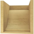 thumbnail image 4 of 11"W x 11"D x 11"H Wide Van Buren Rough Cedar Woodgrain TimberThane Corbel, Primed Tan, 4 of 6