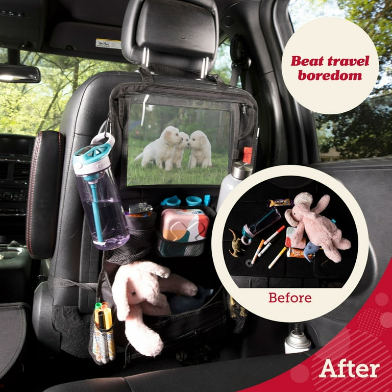 Lusso Gear Back Seat Organizer Tablet Holder for Car Large