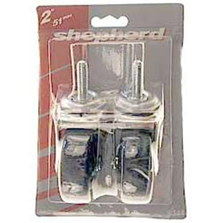 Shepherd 9344 2" Threaded Stem Caster 2 Count