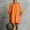 Orange, variant on Women's Loose Fit Cotton Linen Blend Dress Casual Short Sleeve Tunic Dress with Pockets Boho Beach Kaftan Style Summer Shift Dress Orange XL