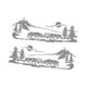 thumbnail image 2 of 2 pegatinas de alces para coche, calcomanías decorativas divertidas, fáciles de usar, versátiles, para vehículos , para conducir camiones. Gris, 2 of 8