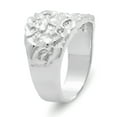 thumbnail image 2 of Rhodium Plated Nugget Ring, Size 11, 2 of 7