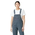 thumbnail image 4 of Dickies Women's Relaxed Fit Bib Overalls with Adjustable Straps, Functional Pockets, and Durable Cotton Denim for Work or Casual Wear, 4 of 4