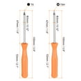 thumbnail image 2 of Unique Bargains 2pcs Torx Screwdriver T6 T8H 4" Length Star 6 Point Head Precision Screw Driver with Non-slip Handle, 2 of 6