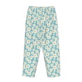 thumbnail image 5 of Xecao Daisy Floral A Women's Straight Lounge Pajama Pants: The Epitome of Relaxed Sleepwear, 5 of 9