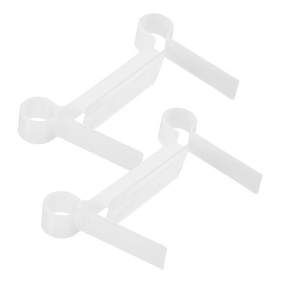 Masteelf 2pcs Plastic Shower Room Glass Clamp Gasket for Bathroom Door for Home Office Hotel Café, Glass Protection Pad Shower Door Parts