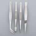 thumbnail image 2 of Milaget 4 Pieces Tweezers Set - Craft Modle Building Jewelry Nail Art Hobby Picking Tool, 2 of 8