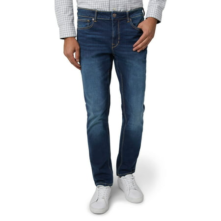 DKNY Men's Bedford Slim-Fit Stretch Denim Jeans, Blue Mountain, 34XO30 ...