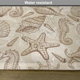 thumbnail image 6 of Ambesonne Beige Place Mats Set of 4, Exotic Marine Animals, Standard Size, Beige, 6 of 6