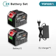 thumbnail image 3 of Yofidra 18V-21V 15000mAh Batería de litio recargable Enchufe europeo para motosierra sin escobillas Taladro eléctrico Llave eléctrica Herramienta de soplado, 3 of 5