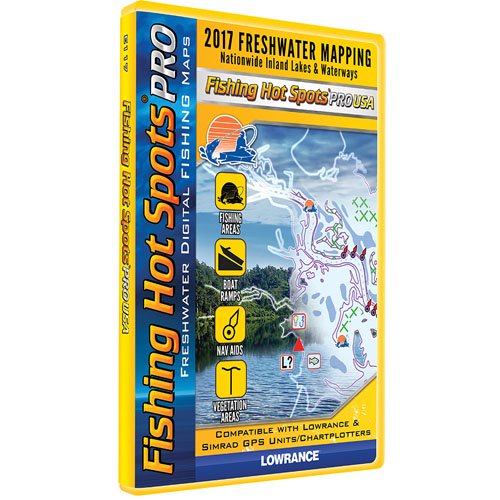 Lowrance Fishing Hot Spots PRO USA 2017 Digital Map and