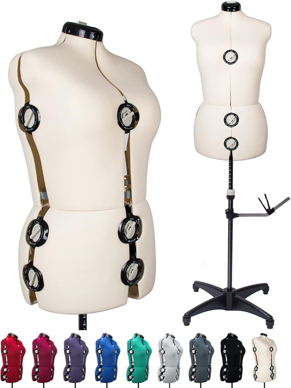 GEXWORLDWIDE Female Adjustable Mannequin Dress Form for