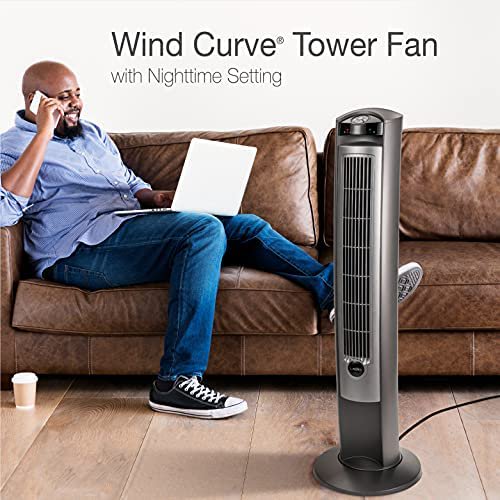 Lasko Household Tower Fan, 42, Silver T42951 - Walmart.com