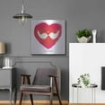 thumbnail image 5 of Luxe Metal Art 'Love Birds' by Sue Schlabach, Metal Wall Art, 24"x24", 5 of 7