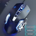 thumbnail image 3 of Wired Gaming Mouse, USB Optical Ergonomic Computer Mouse With RGB Backlight, 4 Adjustable DPI Up To 3600 Laptop Silent Mouse For  7 8 10 XP, 3 of 8