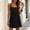 Black, variant on Prom Dress Mother Of The Bride Sundress Vacation Dresses A Line Fashion Women's Casual Pocket Sleeveless Solid Color Summer Mini Dress Dersses Army Green 2X