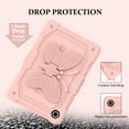 thumbnail image 2 of Dteck for Samsung Galaxy Tab A9 Plus Case for Kids Girls, Galaxy Tab A9+ Case with Shoulder Strap Butterfly Wings Stand Shockproof Protective Cover for Galaxy Tab A9 Plus 11 Inch 2023,Pink, 2 of 5